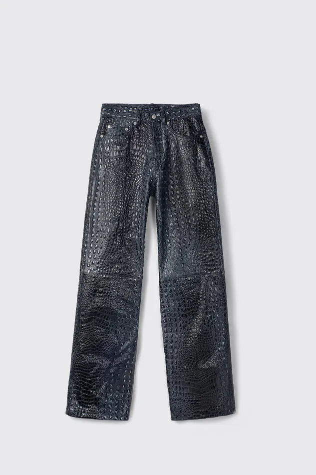 Women Leather Pants Dark Gray Leather Trousers Camper TrousersandShorts Women Leather Pants Dark Gray Leather Trousers Camper TrousersandShorts