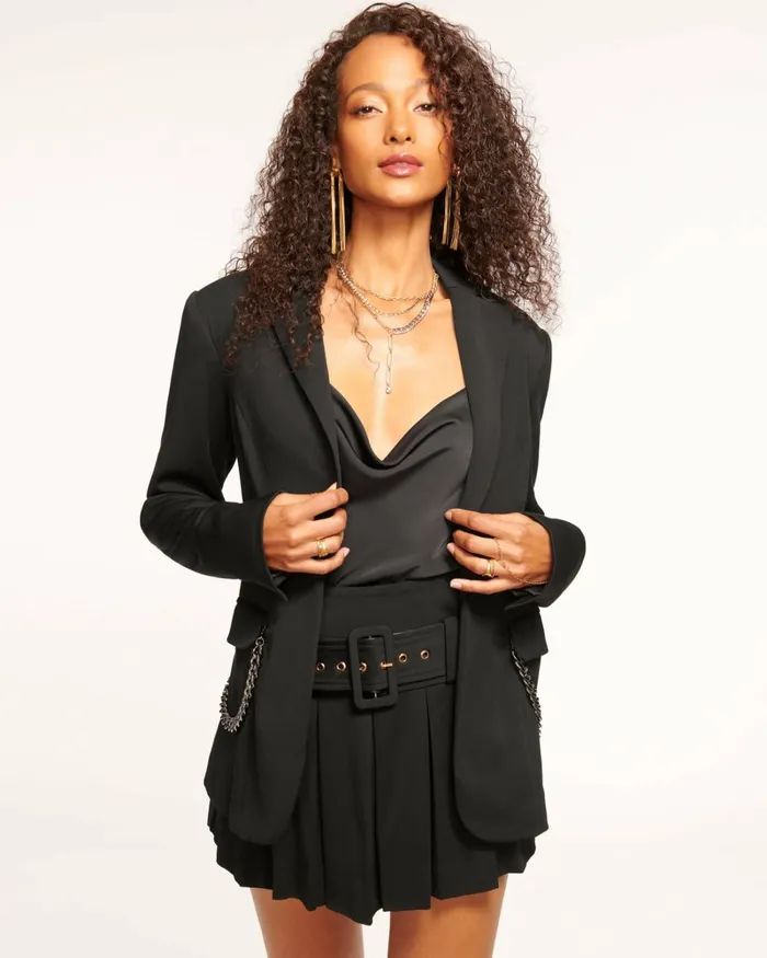 Women Leilani Blazer Black Ramy Brook Jackets Women Leilani Blazer Black Ramy Brook Jackets