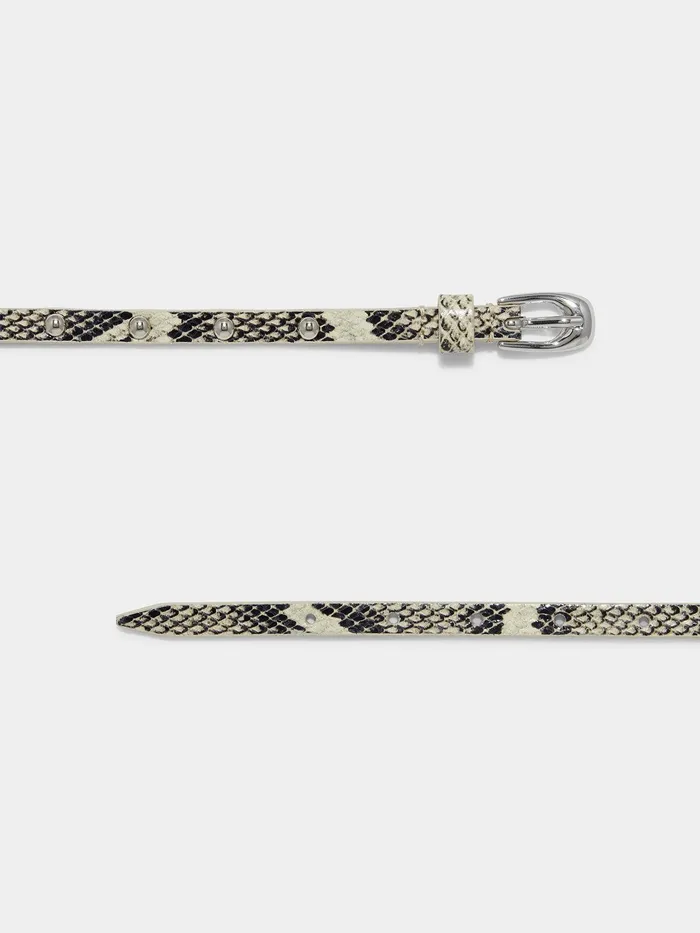 Women Liam Studded Leather Belt Aeyde Belts