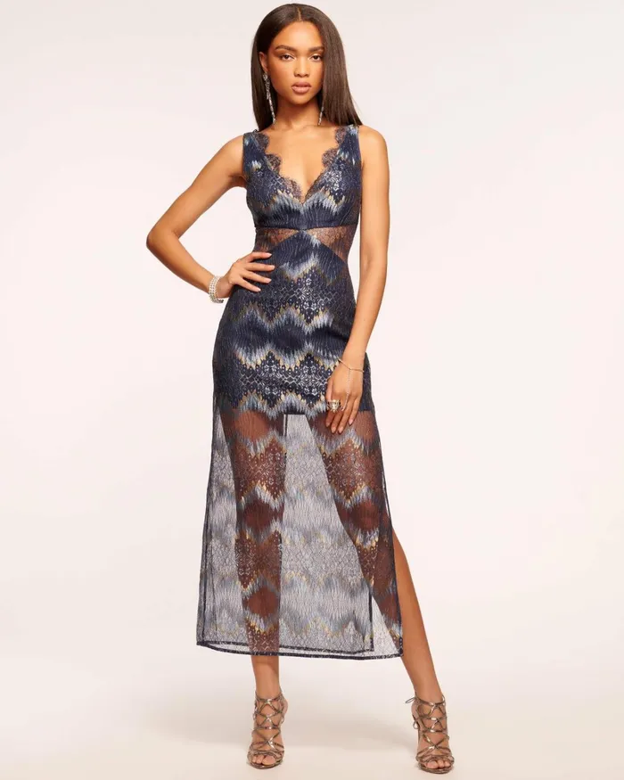 Women Lillian Lace Maxi Dress Navy Lace Ramy Brook Dresses Women Lillian Lace Maxi Dress Navy Lace Ramy Brook Dresses