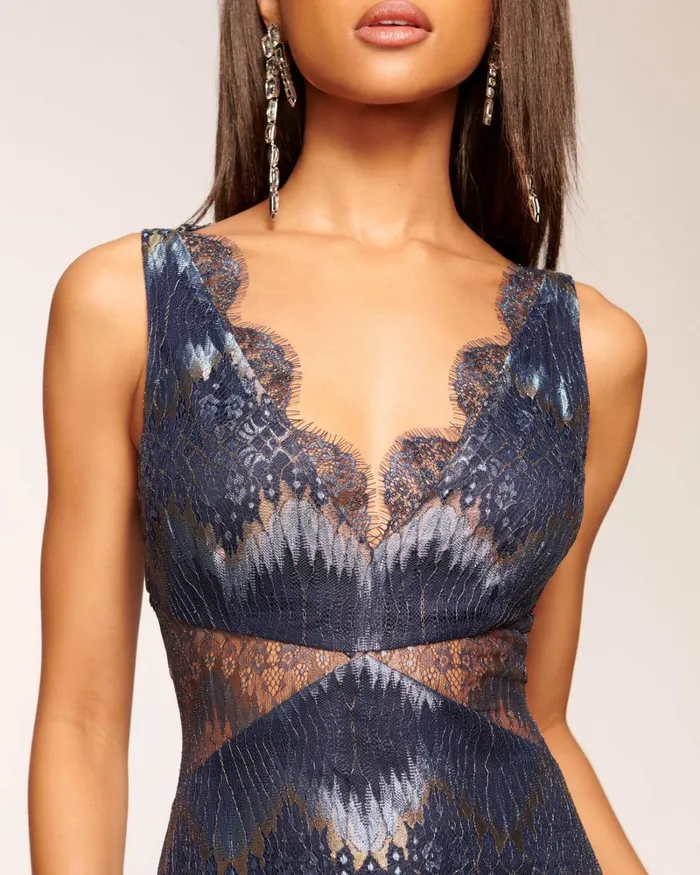 Women Lillian Lace Maxi Dress Navy Lace Ramy Brook Dresses Women Lillian Lace Maxi Dress Navy Lace Ramy Brook Dresses