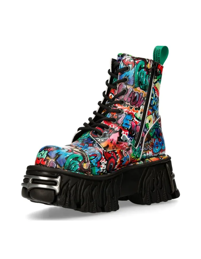 Women MMili083cV18 New Rock Military Women MMili083cV18 New Rock Military