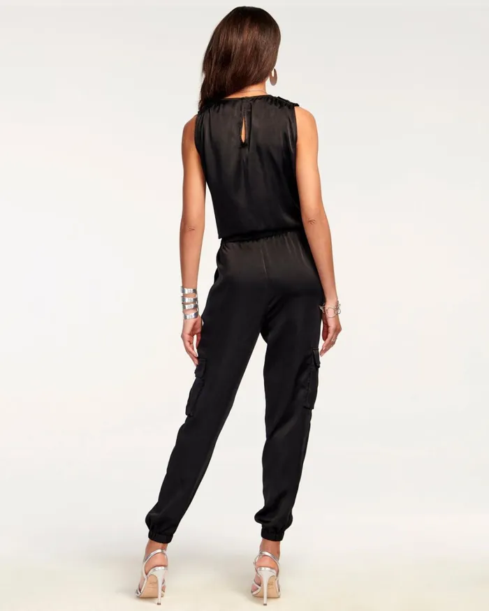 Women Melissa VNeck Jumpsuit Black Ramy Brook Dresses Women Melissa VNeck Jumpsuit Black Ramy Brook Dresses