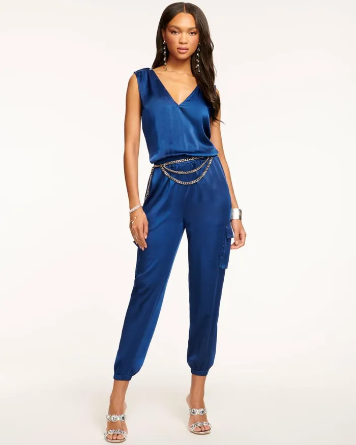 Women Melissa VNeck Jumpsuit Black Ramy Brook Dresses Women Melissa VNeck Jumpsuit Black Ramy Brook Dresses
