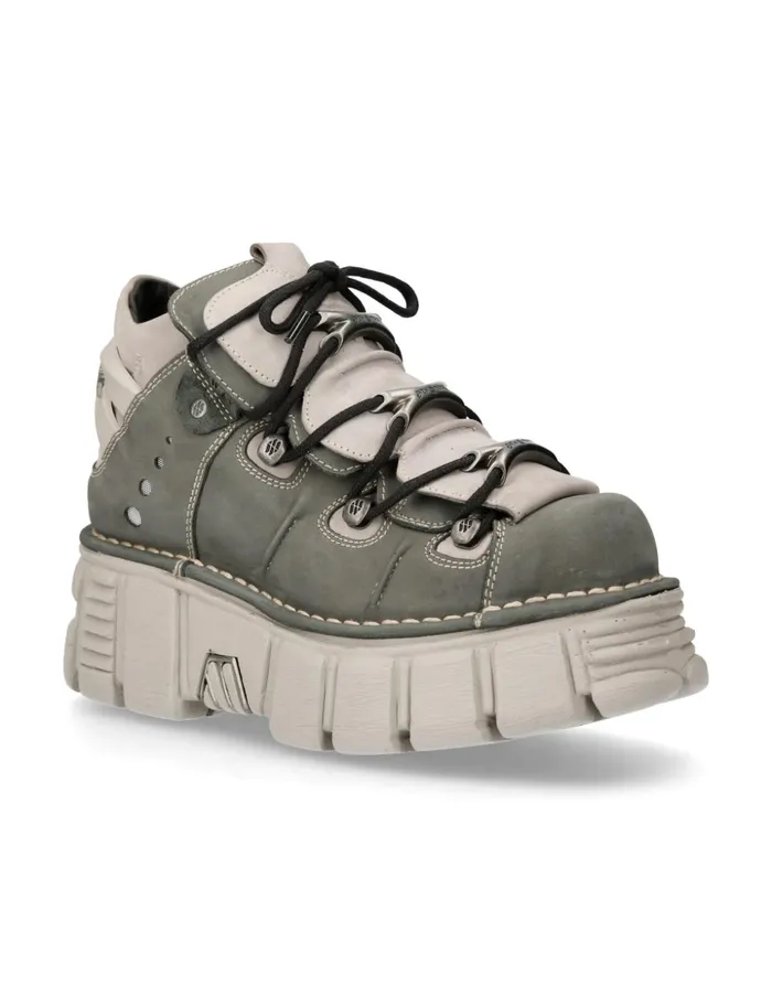 WomenMen Ankle Boot Metallic M106C1 New Rock Booties WomenMen Ankle Boot Metallic M106C1 New Rock Booties