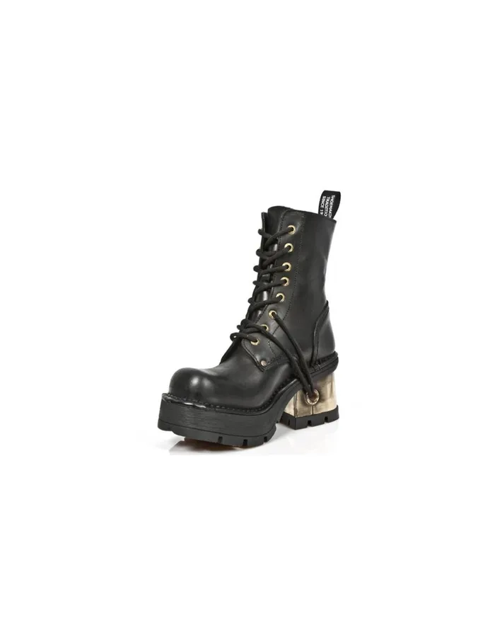 WomenMen Boot Metallic M1046C3 New Rock Boots WomenMen Boot Metallic M1046C3 New Rock Boots