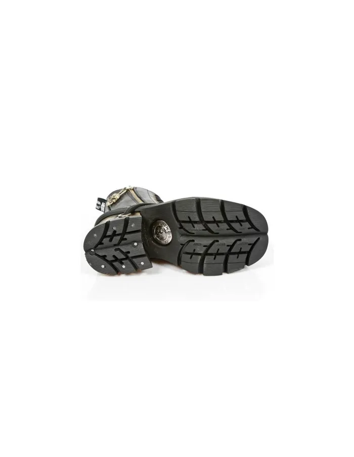 WomenMen Boot Metallic M1046C3 New Rock Boots WomenMen Boot Metallic M1046C3 New Rock Boots