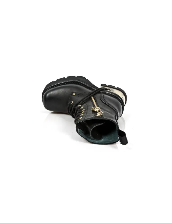 WomenMen Boot Metallic M1046C3 New Rock Boots WomenMen Boot Metallic M1046C3 New Rock Boots