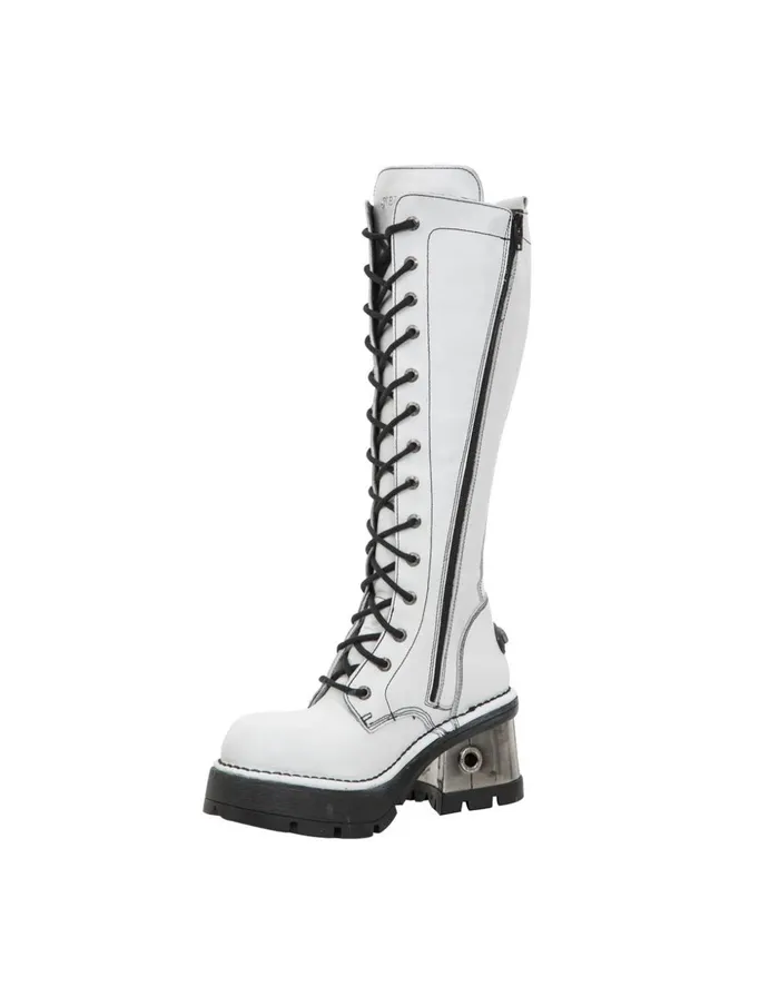 WomenMen Boot Metallic M236C7 New Rock High Boots WomenMen Boot Metallic M236C7 New Rock High Boots