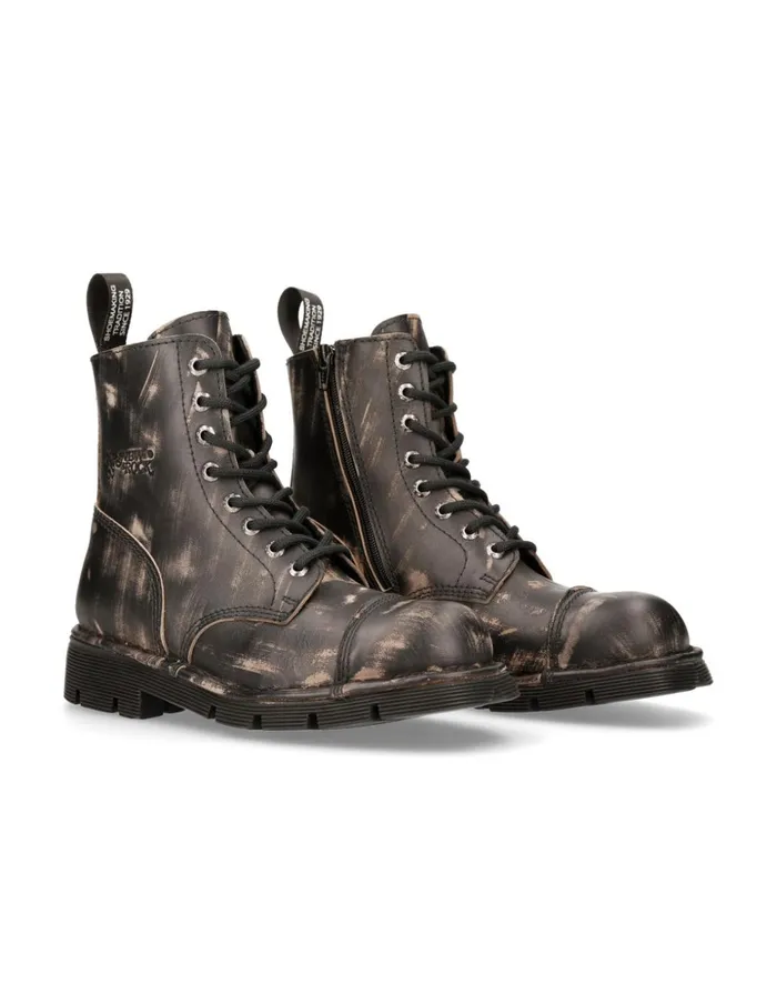 WomenMen Boot Metallic MNewmili083S6 New Rock Boots