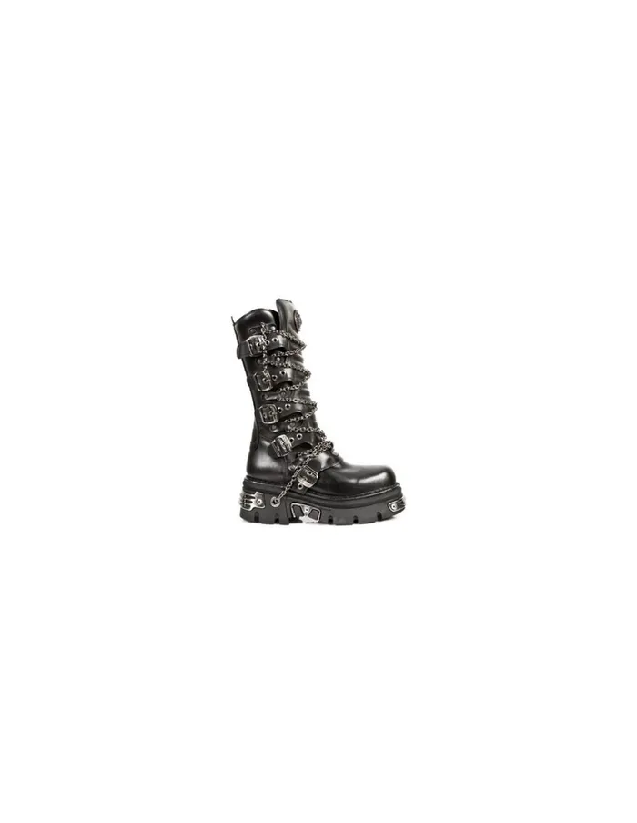 WomenMen High Boot Metallic M1013C10 New Rock High Boots