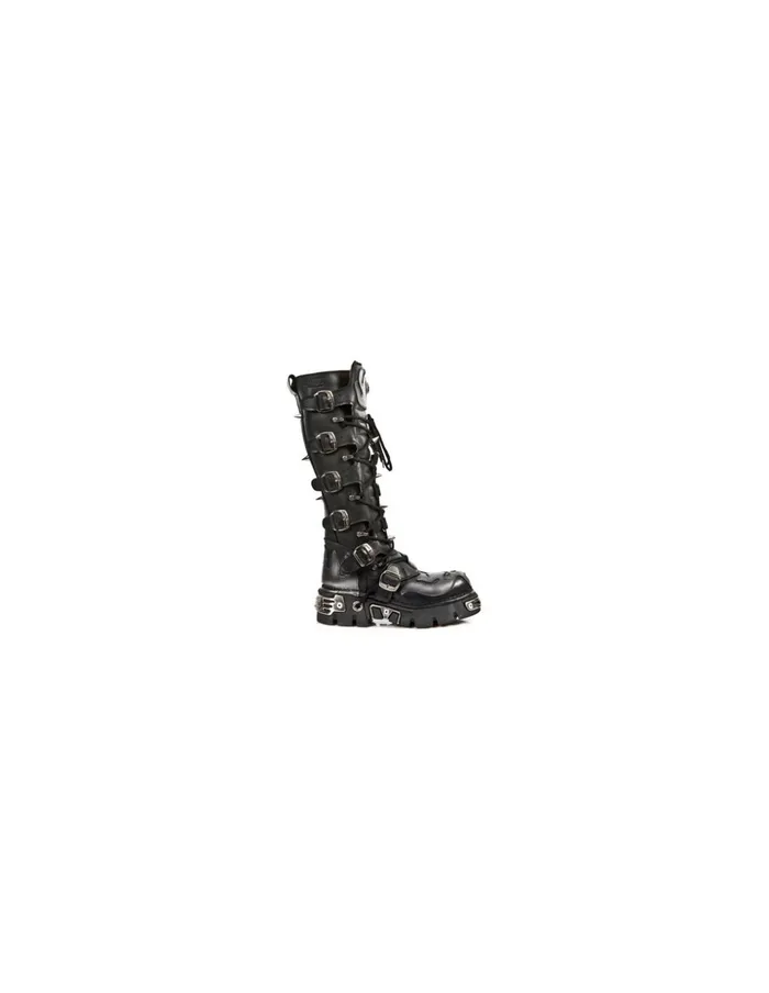 WomenMen High Boot Metallic M161C4 New Rock High Boots
