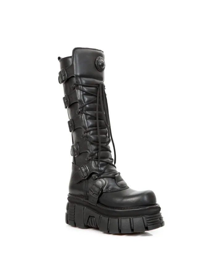 WomenMen High Boot Metallic M272C27 New Rock High Boots WomenMen High Boot Metallic M272C27 New Rock High Boots