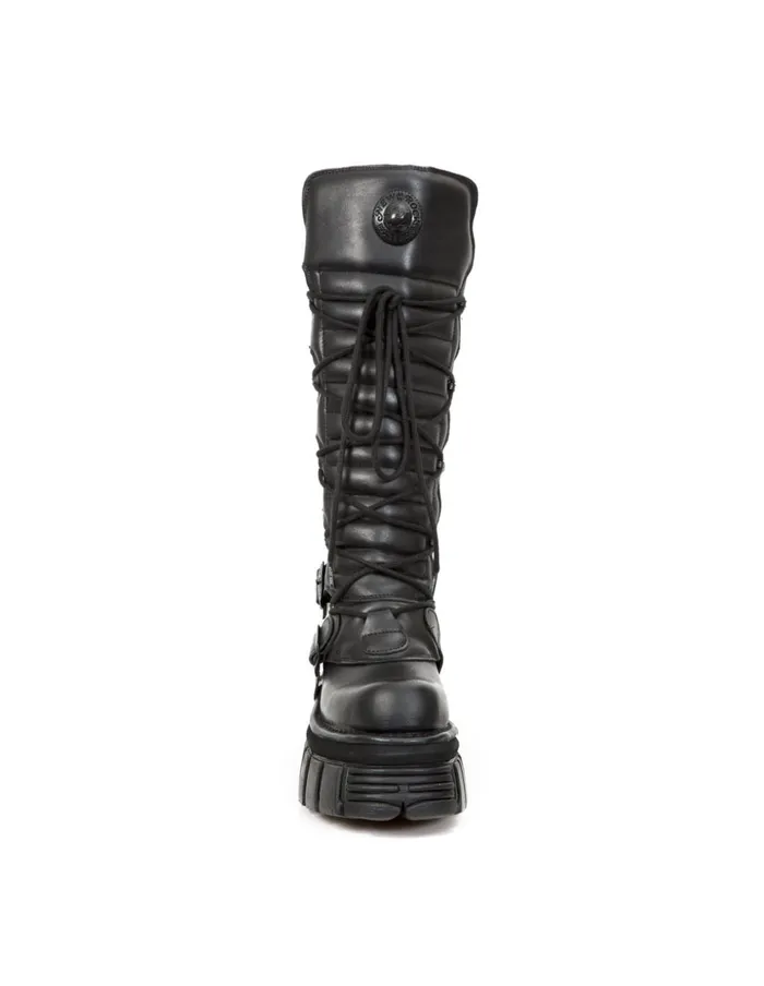 WomenMen High Boot Metallic M272C27 New Rock High Boots WomenMen High Boot Metallic M272C27 New Rock High Boots