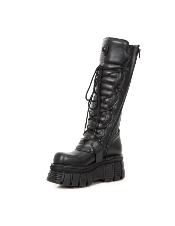 WomenMen High Boot Metallic M272C27 New Rock High Boots WomenMen High Boot Metallic M272C27 New Rock High Boots