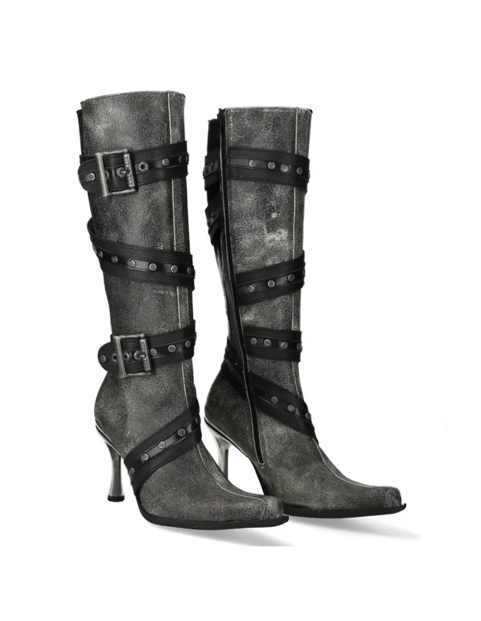 WomenMen M9029C13 New Rock High Boots