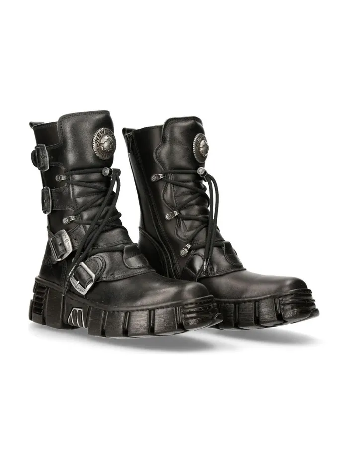 WomenMen MWall028C1 New Rock Boots