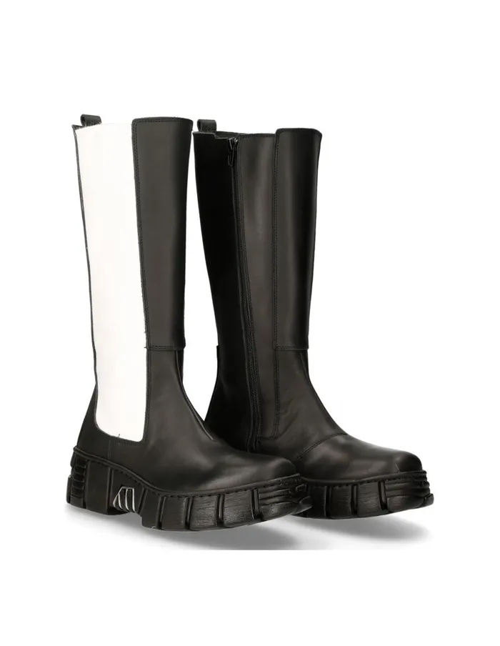 WomenMen MWall043C2 New Rock High Boots