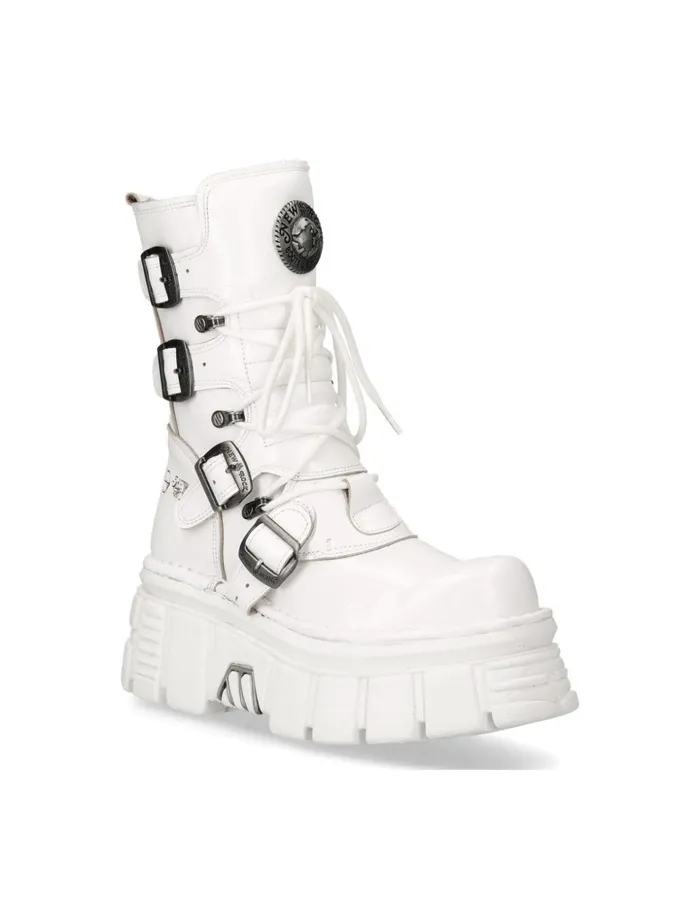 WomenMen Metallic M373C88 New Rock Boots WomenMen Metallic M373C88 New Rock Boots
