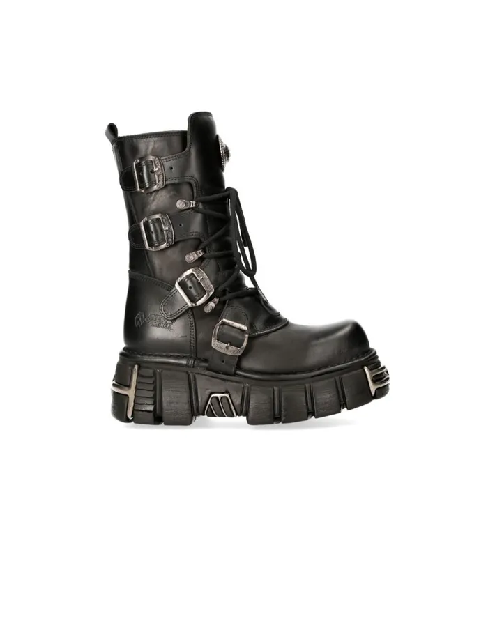 WomenMen Metallic M373C91 New Rock Boots WomenMen Metallic M373C91 New Rock Boots