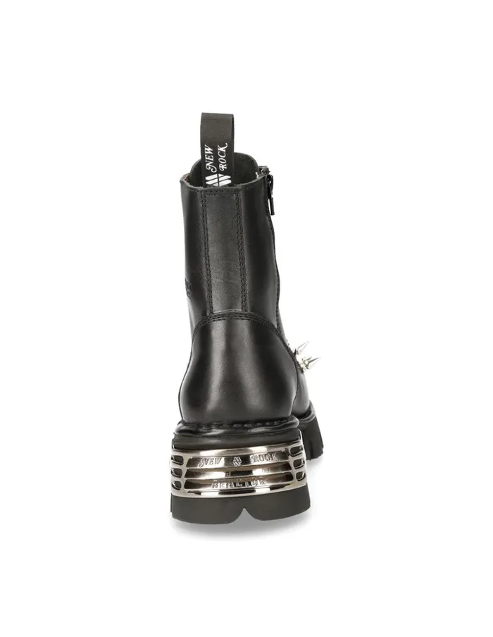 WomenMen Metallic MMili084conolaceC1 New Rock Boots