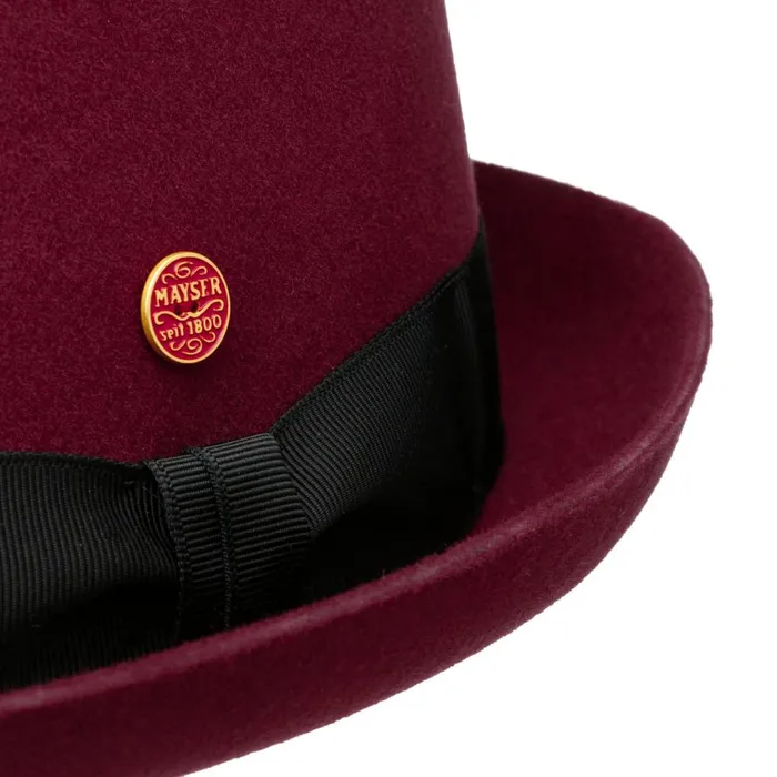 WomenMen Pork Pie Hats Mayser Gareth Soft Wool Pork Pie Blue