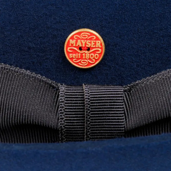 WomenMen Pork Pie Hats Mayser Gareth Soft Wool Pork Pie Blue