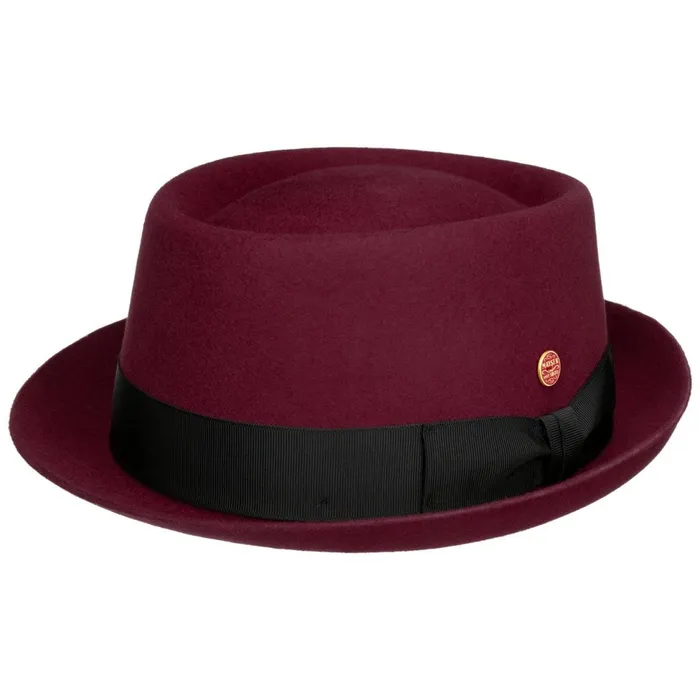 WomenMen Pork Pie Hats Mayser Gareth Soft Wool Pork Pie Blue