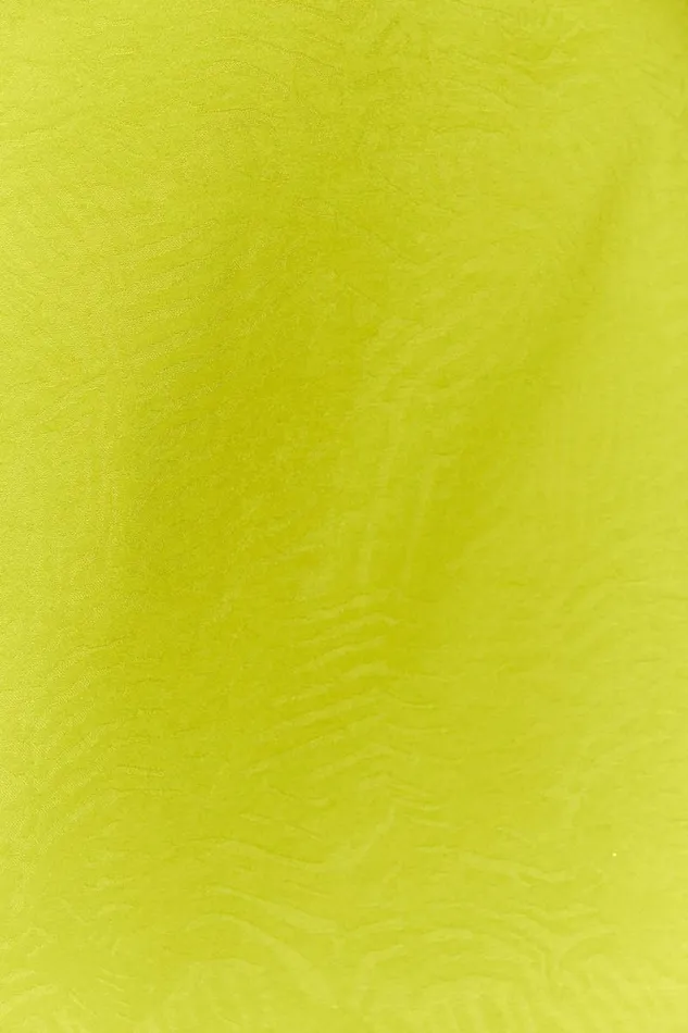 Women Meshki Bottoms Annalise Satin A Line Mini Skirt 8211 Chartreuse