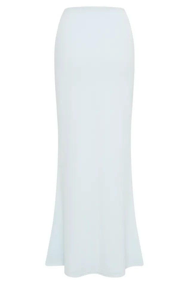 Women Meshki Bottoms Bruna Slinky Fishtail Maxi Skirt 8211 Sky Blue