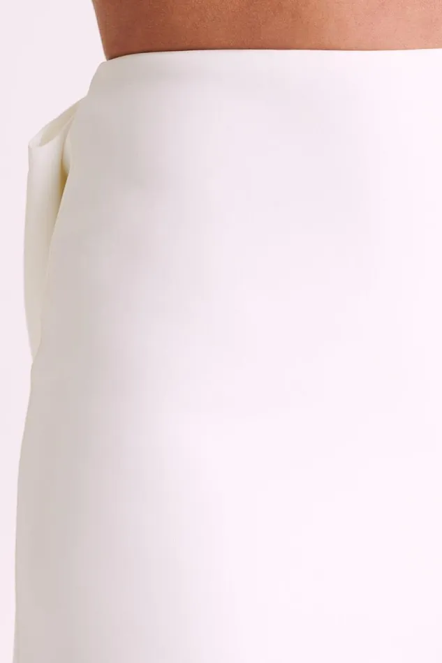 Women Meshki Bottoms Jana Bow Mini Skirt 8211 White