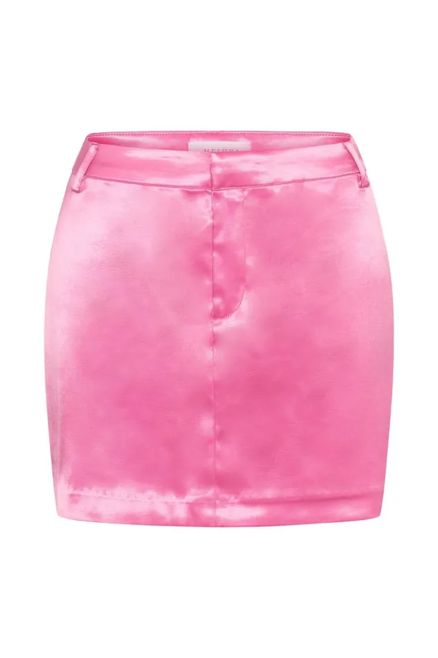 Women Meshki Bottoms Mimi Micro Mini Skirt 8211 Bubblegum Pink