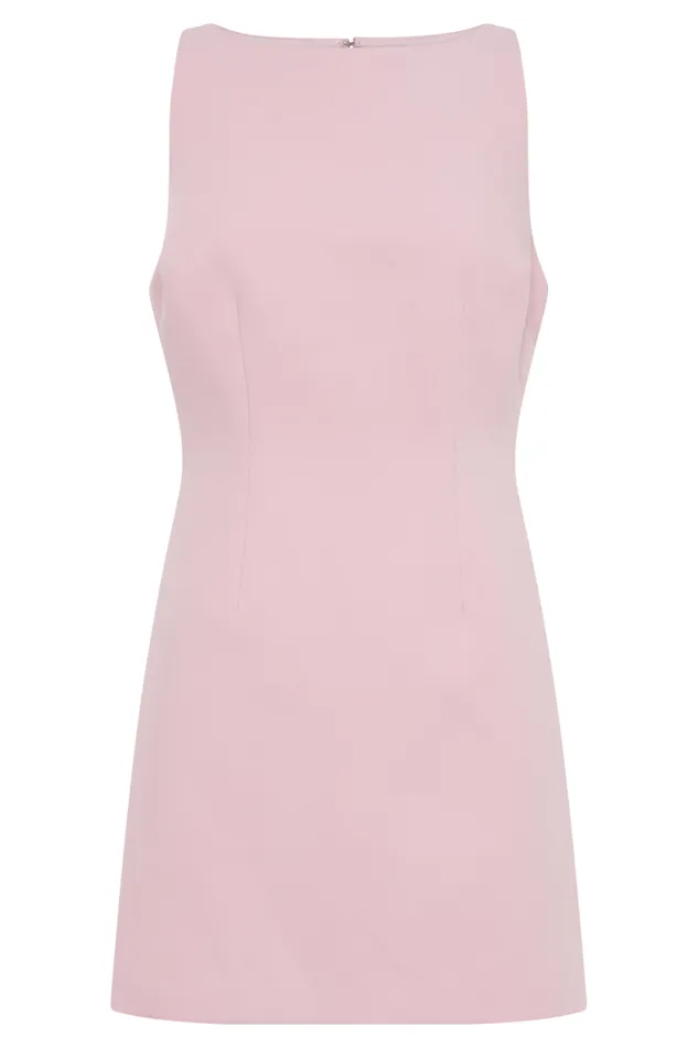 Women Meshki Dresses Angela Suiting Mini Dress 8211 Baby Pink