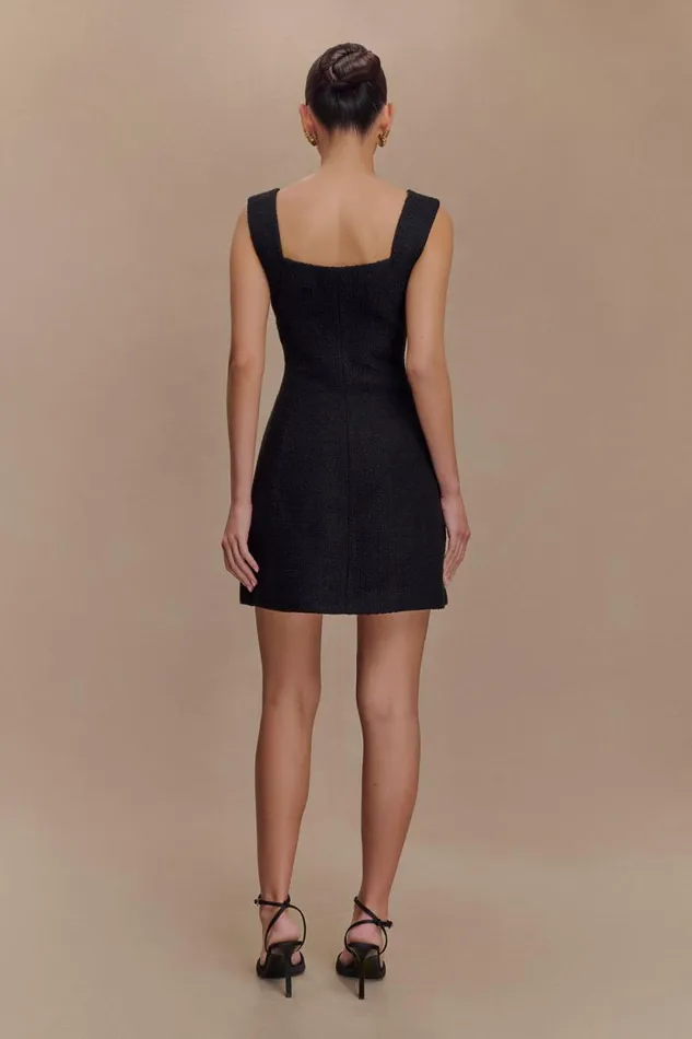 Women Meshki Dresses Desire Boucle Mini Dress 8211 Black