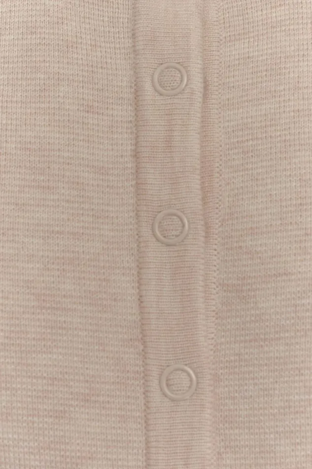 Women Meshki Dresses Ferne Button Up Knit Cardigan 8211 Oat Marle