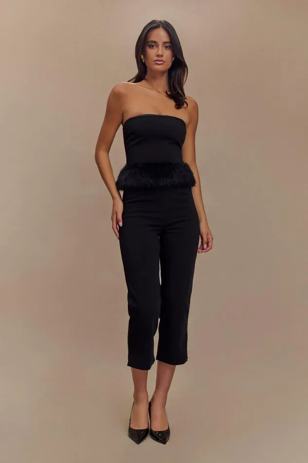 Women Meshki Dresses Nola Suiting Capri Pants 8211 Black