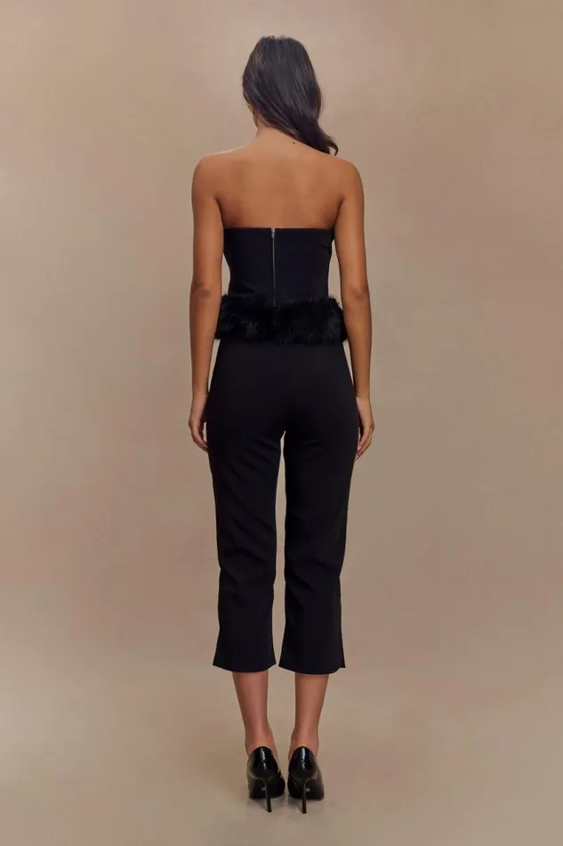 Women Meshki Dresses Nola Suiting Capri Pants 8211 Black