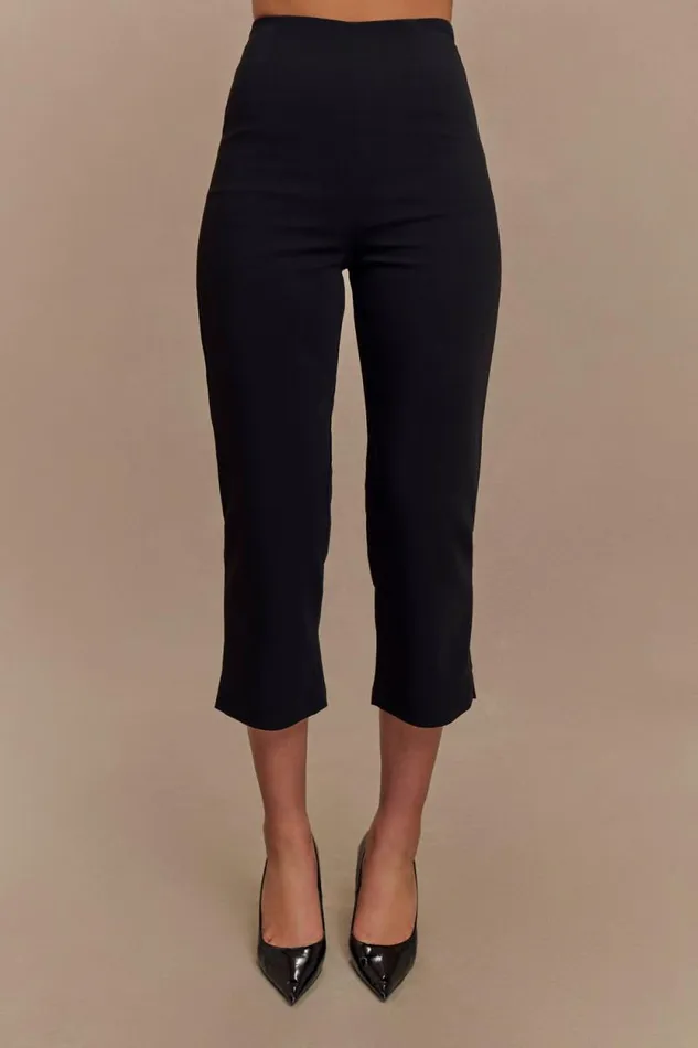 Women Meshki Dresses Nola Suiting Capri Pants 8211 Black