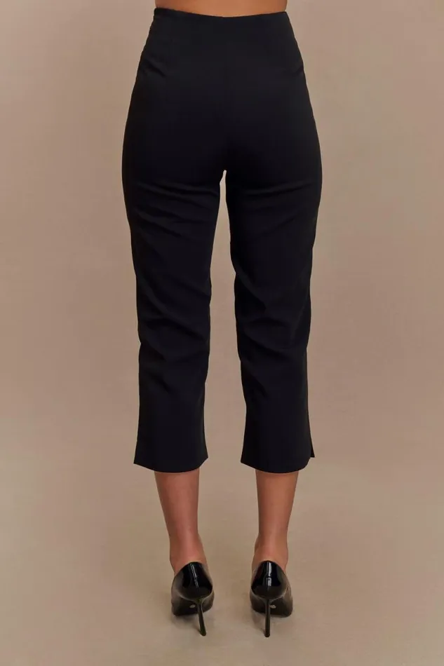 Women Meshki Dresses Nola Suiting Capri Pants 8211 Black
