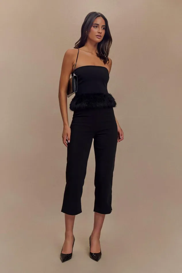 Women Meshki Dresses Nola Suiting Capri Pants 8211 Black