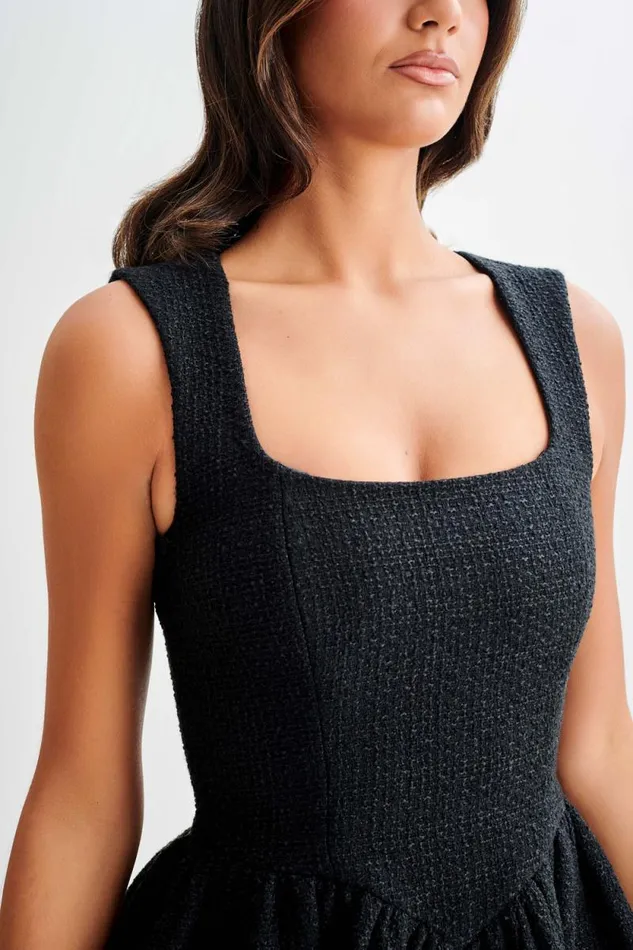 Women Meshki Two Piece Sets Jennifer Boucle Mini Dress 8211 Black