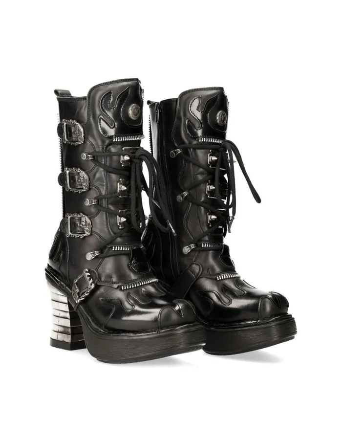 Women Metallic M8592C1 New Rock Boots