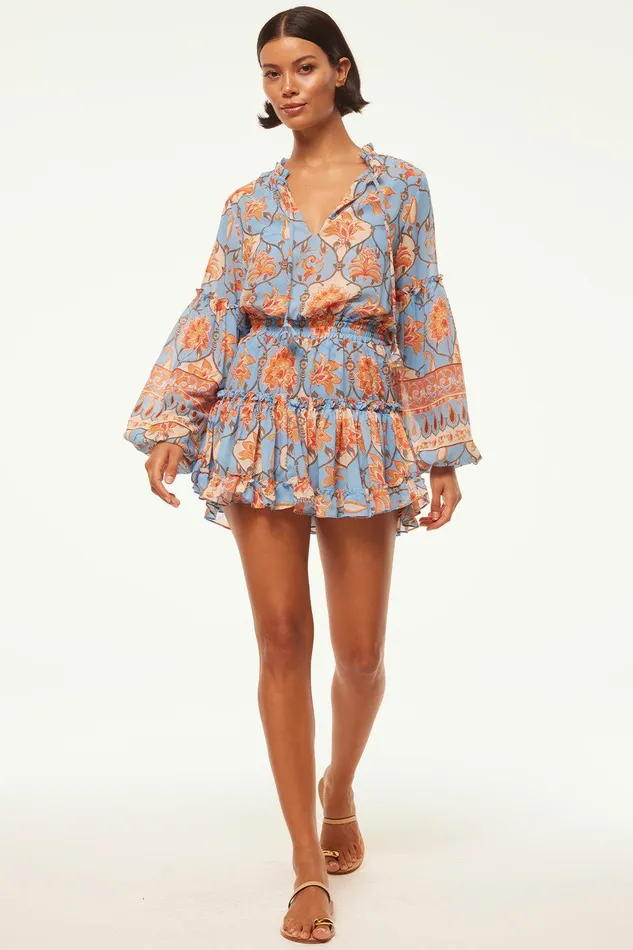 Women MISA Los Angeles Dresses ELISABETTA DRESS Caged Floral