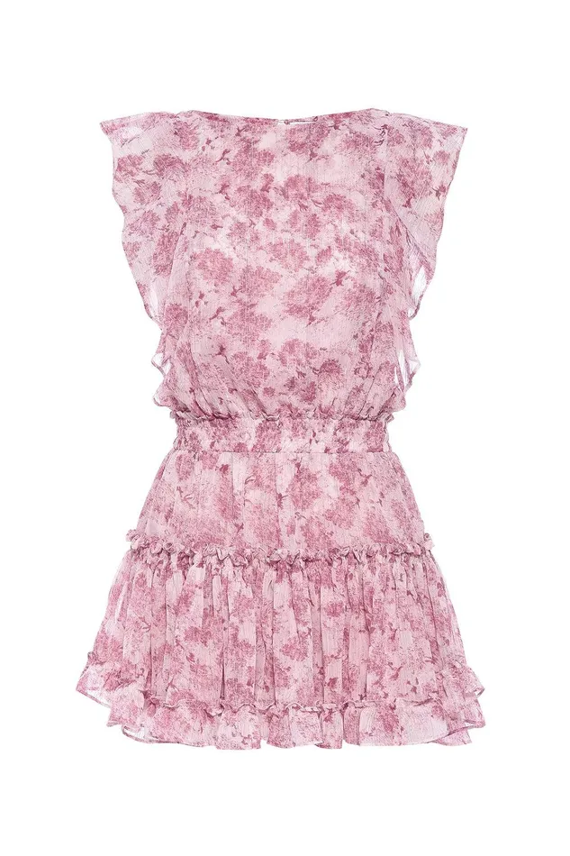 Women MISA Los Angeles Dresses GINIA DRESS Pink Verdana