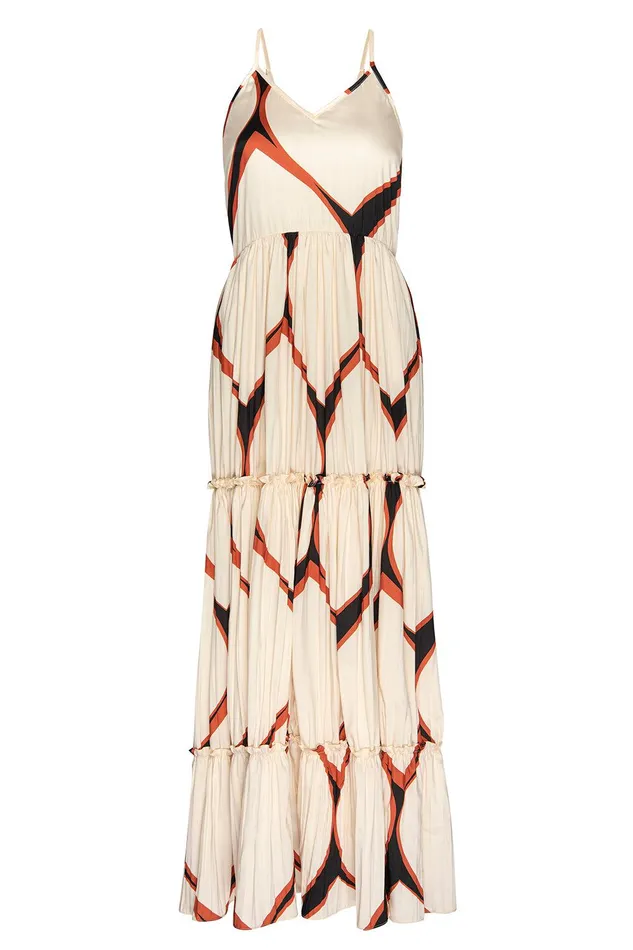 Women MISA Los Angeles Dresses KALI DRESS Los Cabos Geo