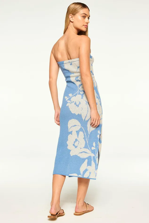 Women MISA Los Angeles Dresses MATTI DRESS Pink Hibiscus Floral