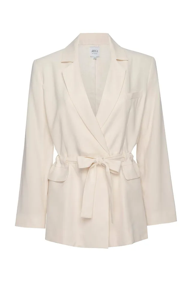 Women MISA Los Angeles Jackets KELSEY JACKET Ivory
