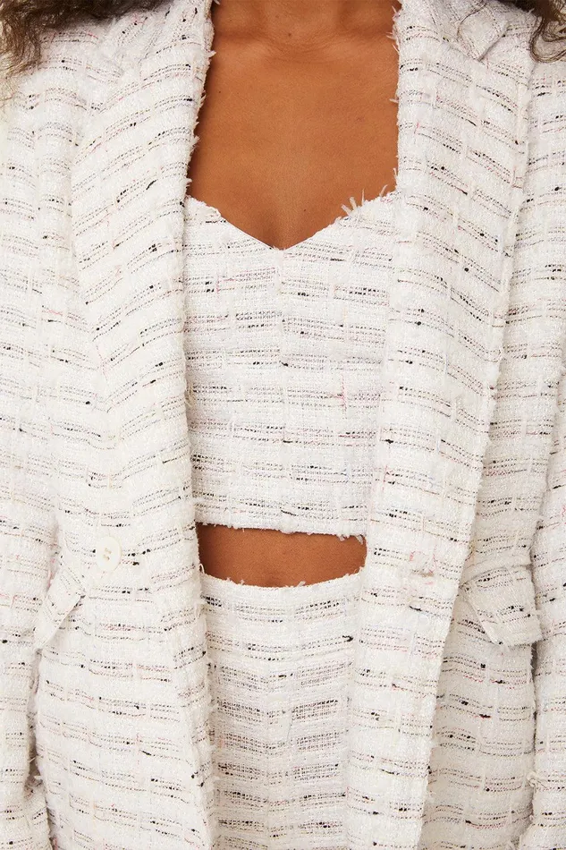 Women MISA Los Angeles Jackets PENNY BLAZER Winter White