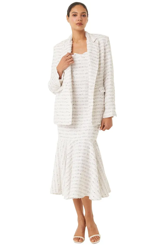 Women MISA Los Angeles Jackets PENNY BLAZER Winter White