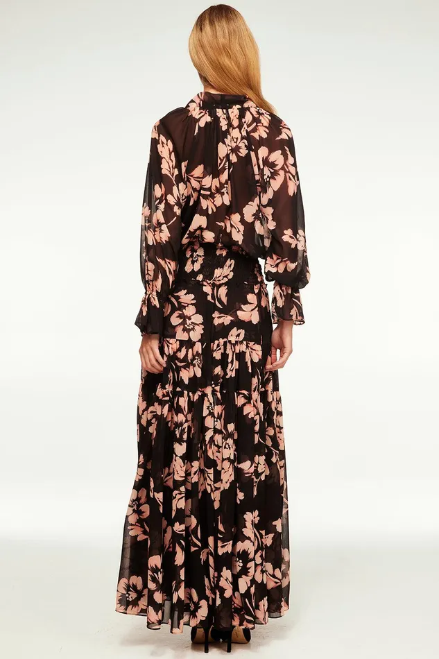 Women MISA Los Angeles Matching Sets BAR SKIRT Auric Flora